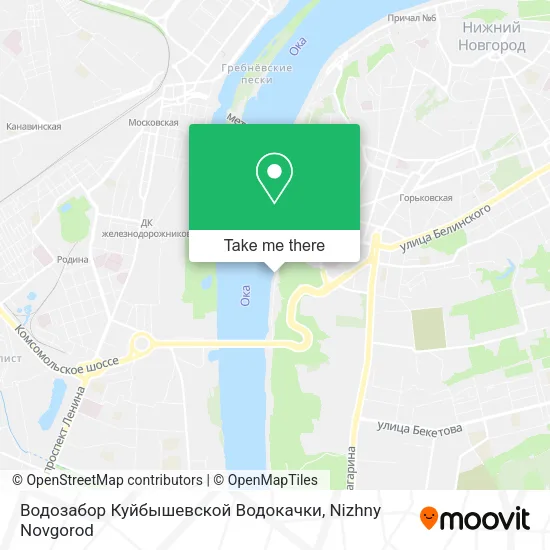 Водозабор Куйбышевской Водокачки map