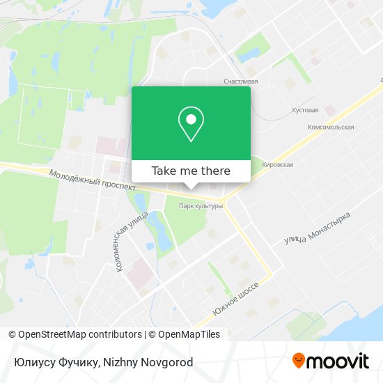Юлиусу Фучику map