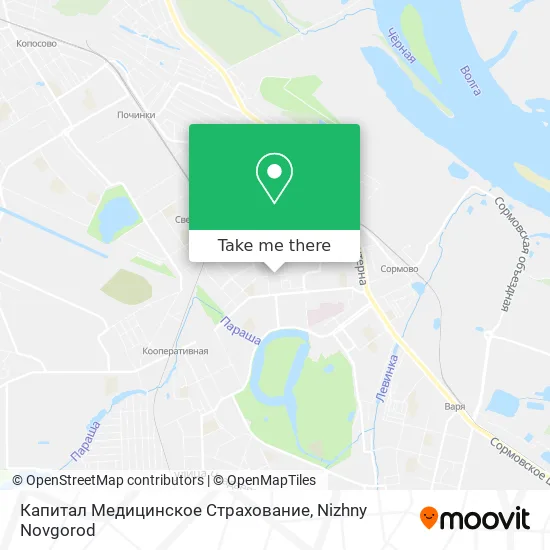 Капитал Медицинское Страхование map