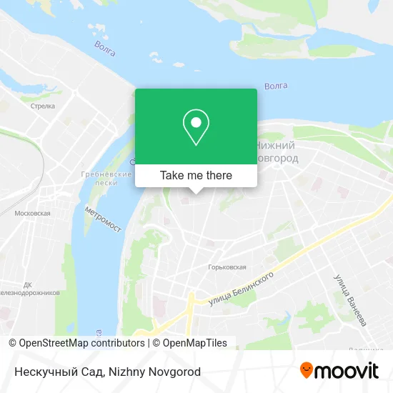 Нескучный Сад map