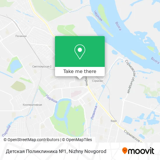 Детская Поликлиника №1 map