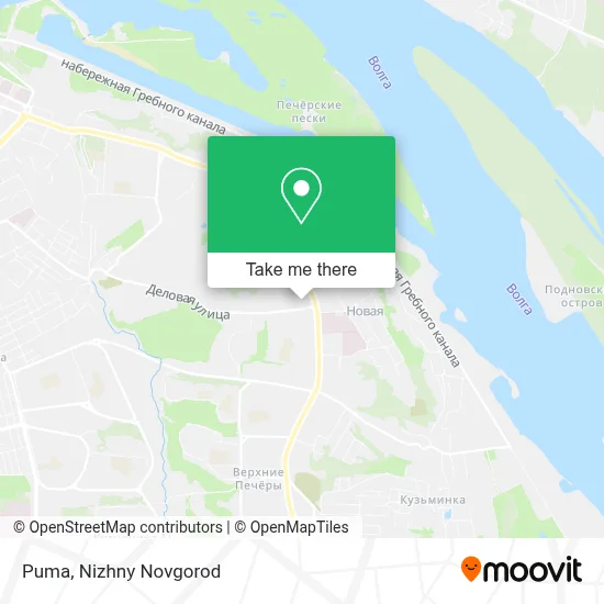 Puma map