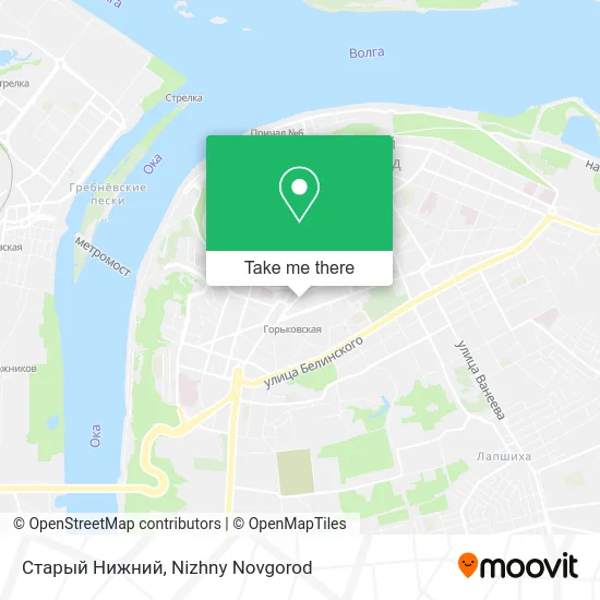 Старый Нижний map