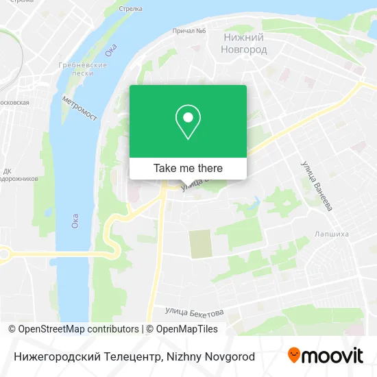 Нижегородский Телецентр map