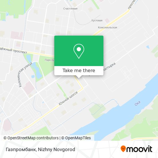 Газпромбанк map