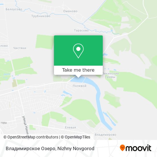 Владимирское Озеро map