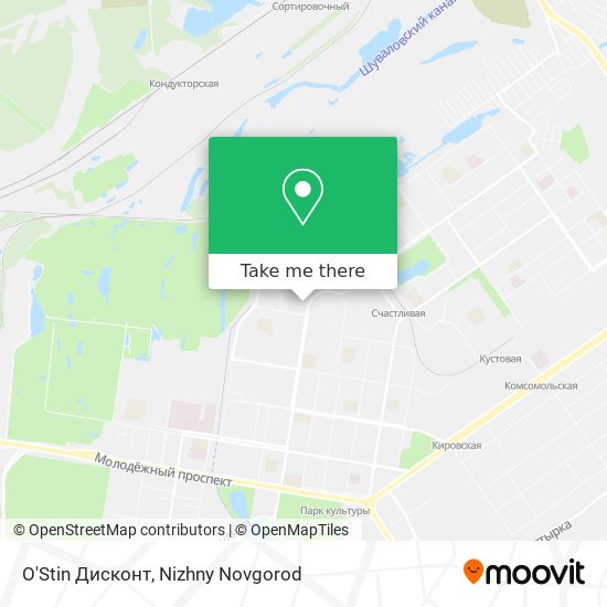 O'Stin Дисконт map