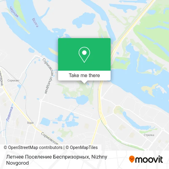 Летнее Поселение Беспризорных map
