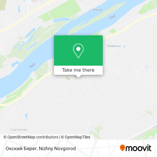 Окский Берег map