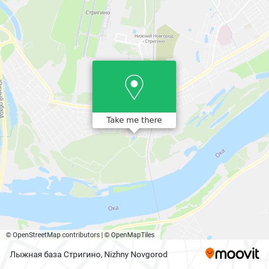 Лыжная база Стригино map