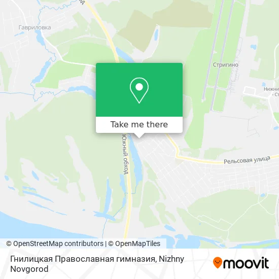 Гнилицкая Православная гимназия map