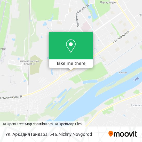 Ул. Аркадия Гайдара, 54а map