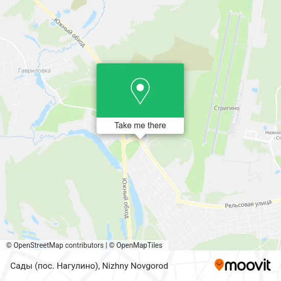 Сады (пос. Нагулино) map