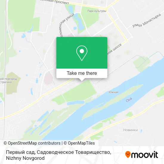 Первый сад, Садоводческое Товарищество map
