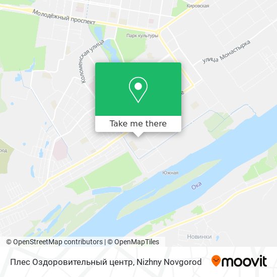 Плес Оздоровительный центр map