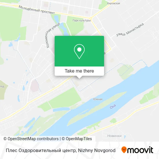 Плес Оздоровительный центр map