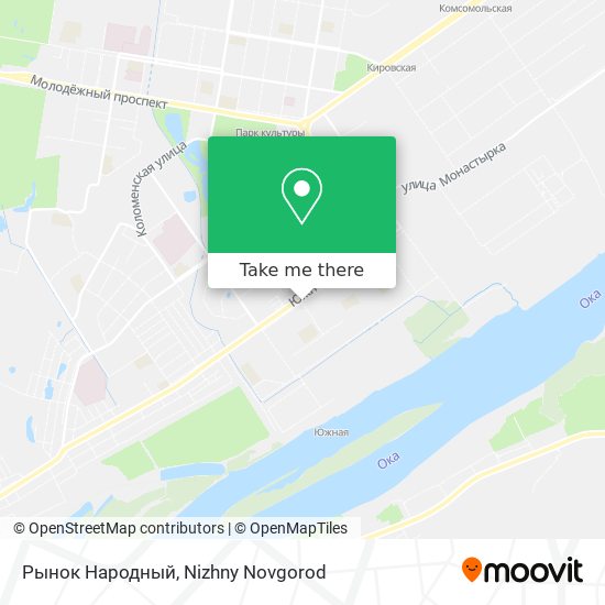 Рынок Народный map