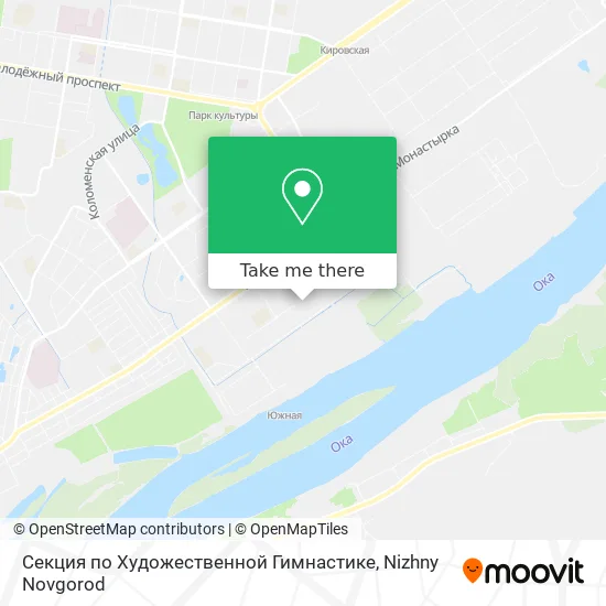 Секция по Художественной Гимнастике map