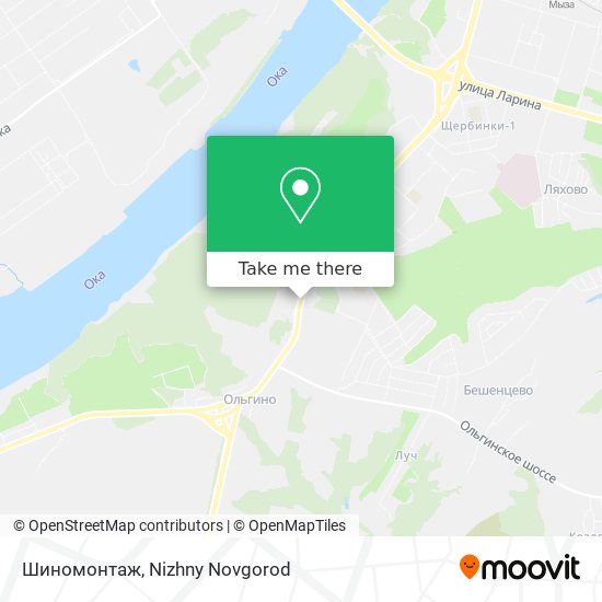 Шиномонтаж map