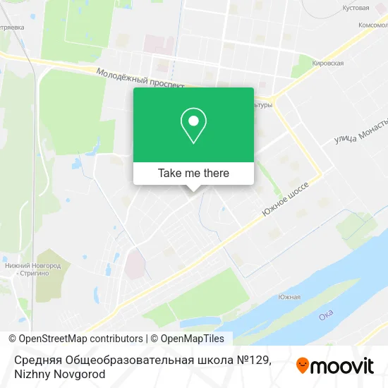 Средняя Общеобразовательная школа №129 map
