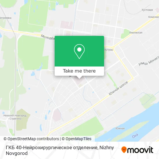 ГКБ 40-Нейрохирургическое отделение map