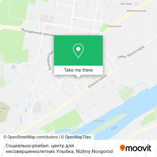Социально-реабил. центр для несовершеннолетних Улыбка map