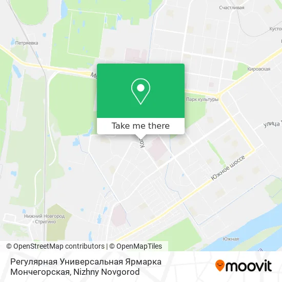Регулярная Универсальная Ярмарка Мончегорская map