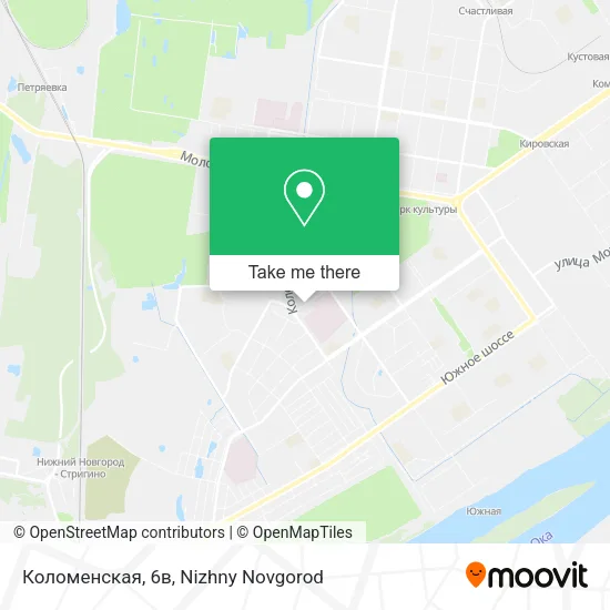 Коломенская, 6в map