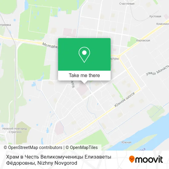 Храм в Честь Великомученицы Елизаветы Фёдоровны map
