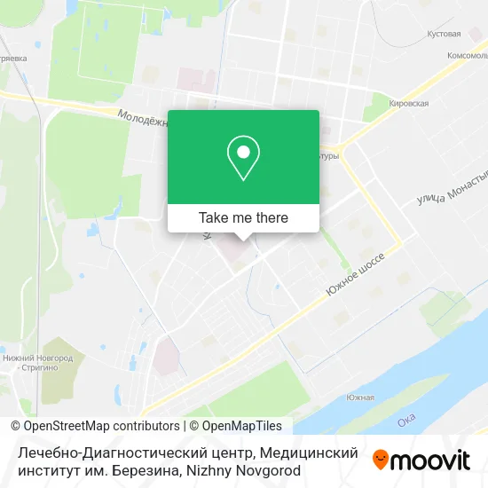 Лечебно-Диагностический центр, Медицинский институт им. Березина map