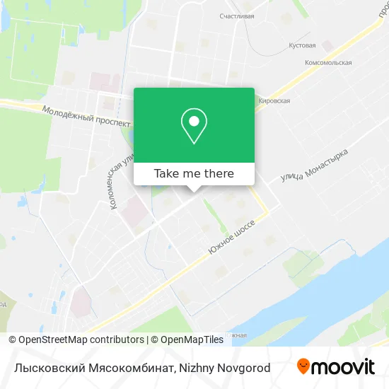 Лысковский Мясокомбинат map