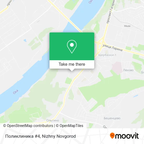 Поликлиника #4 map