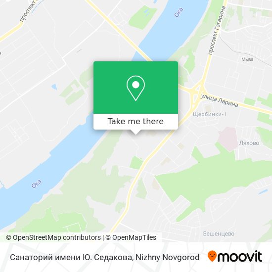 Санаторий имени Ю. Седакова map