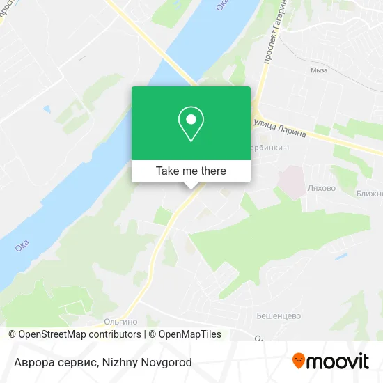 Аврора сервис map