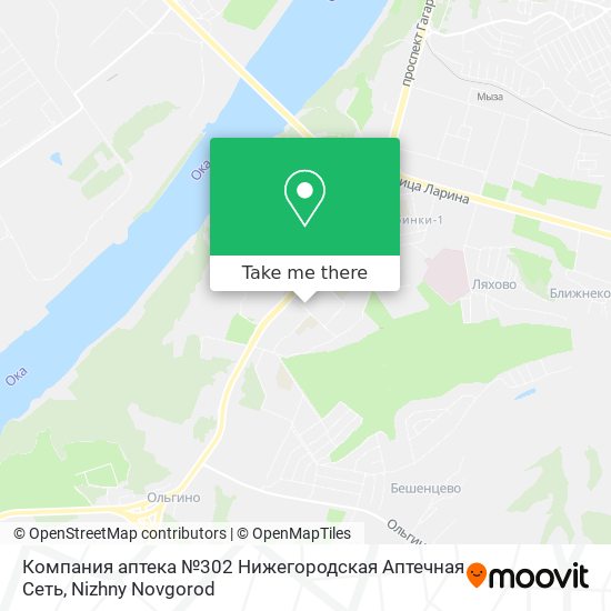 Компания аптека №302 Нижегородская Аптечная Сеть map