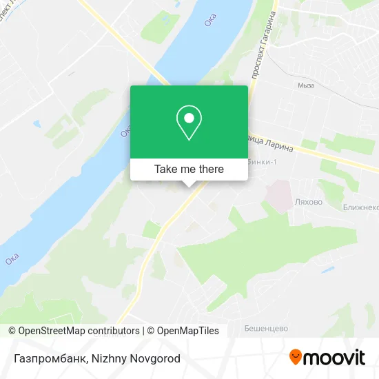 Газпромбанк map