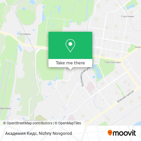 Академия Кидс map