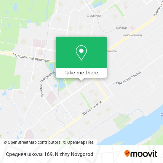 Средняя школа 169 map