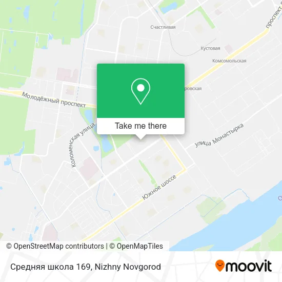 Средняя школа 169 map