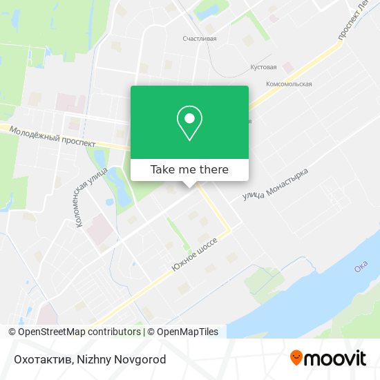 Охотактив map