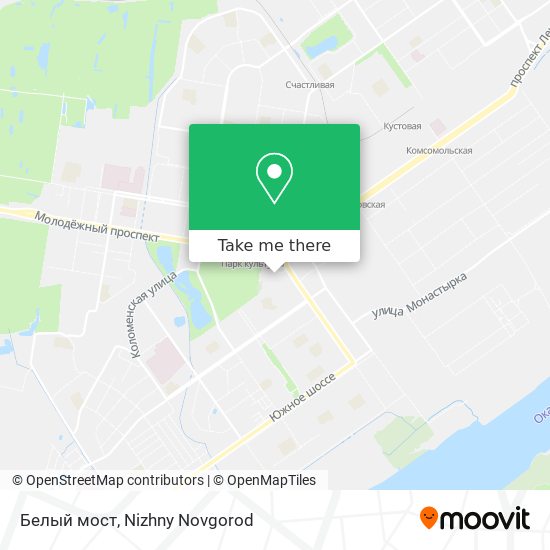 Белый мост map