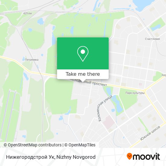Нижегородстрой Ук map