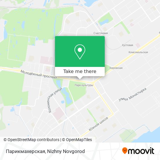 Парикмахерская map