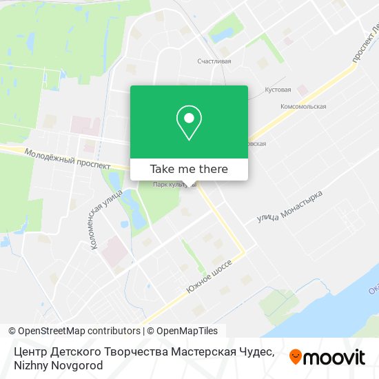 Центр Детского Творчества Мастерская Чудес map