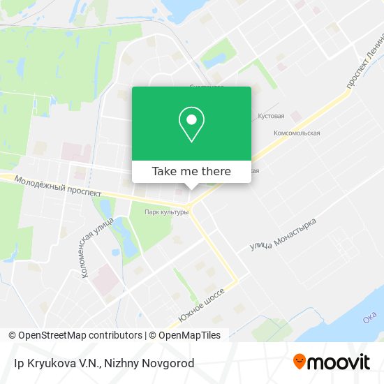 Ip Kryukova V.N. map