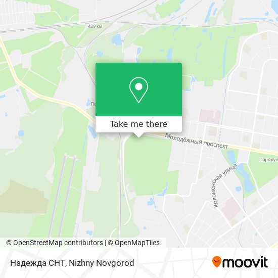 Надежда СНТ map