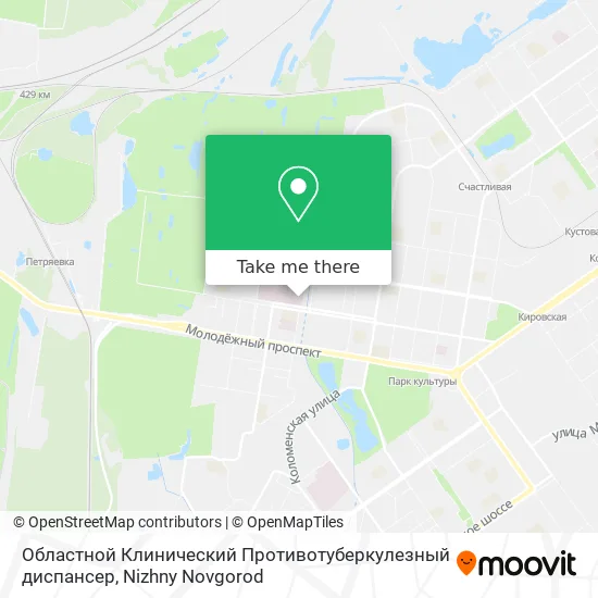 Областной Клинический Противотуберкулезный диспансер map
