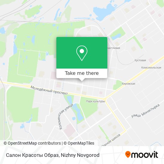Салон Красоты Образ map