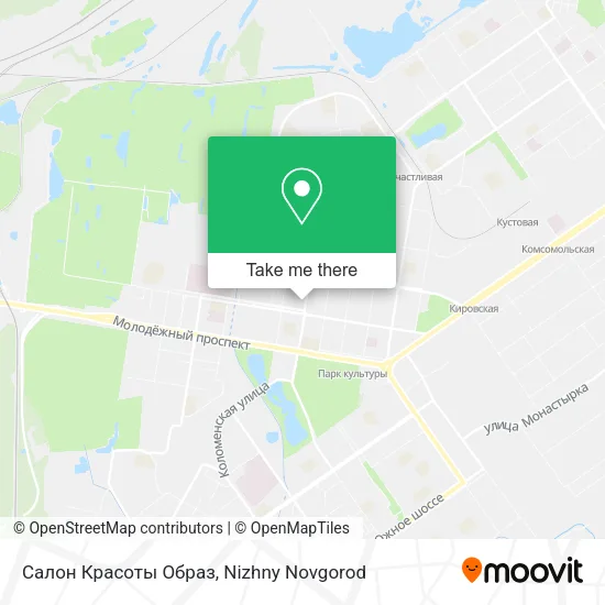 Салон Красоты Образ map