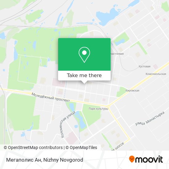 Мегаполис Ан map